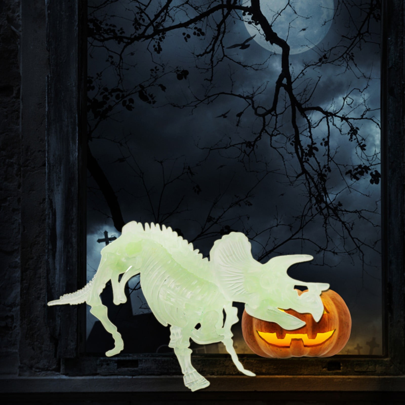 Glow In The Dark Dinosaur Skeleton Model DIY Assembling Dinosaur Skeleton Children’s Assembly