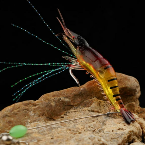 Fishing Gear Glow In The Dark Soft Freshwater Fish Snakemouth Mandarin Fish for Anglers