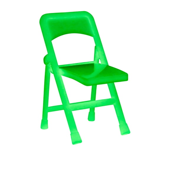 Glow In The Dark Folding Chair for WWE & AEW Wrestling Action Figures (4 Inches Long)