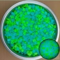 thumbnail image 1 of Glow In The Dark Garden Pebbles Stones For Yard And Walkways Decor Diy Decorative Luminous Stones(600 Pcs),Blue Household Stones, 1 of 9