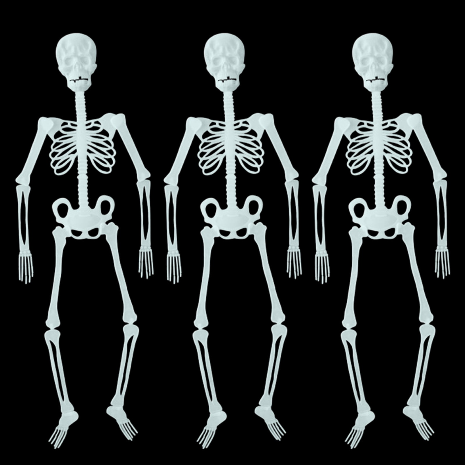 Skeleton Rota **Glow-In-The-Dark Halloween Skeleton Decorations**;**Rotatable Full ...