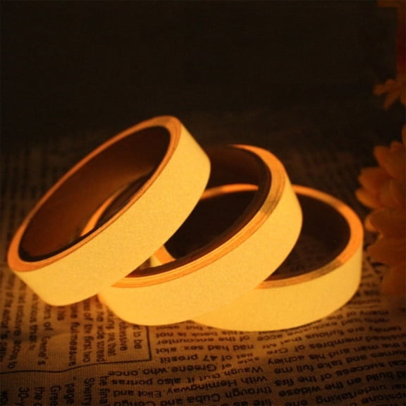 Glow In The Dark Luminous Tape, Adhesive Strip Floor Fluorescent Roll, Luminous Tape, Pink