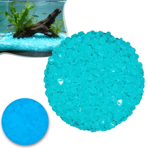 Glow In The Dark Pebbles Outdoor Glow In Dark Rocks Glow In The Dark Garden Stones Rocks For Fish Tank Fish Tank Pebbles(400Pcs)