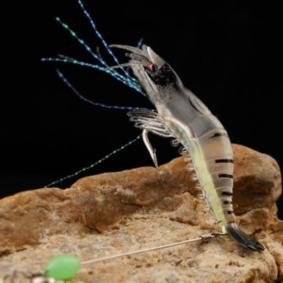 Glow In The Dark Soft Freshwater Fish Snakemouth Mandarin Swimming Action Scented Realistic Design, 16.5 cm, Color E