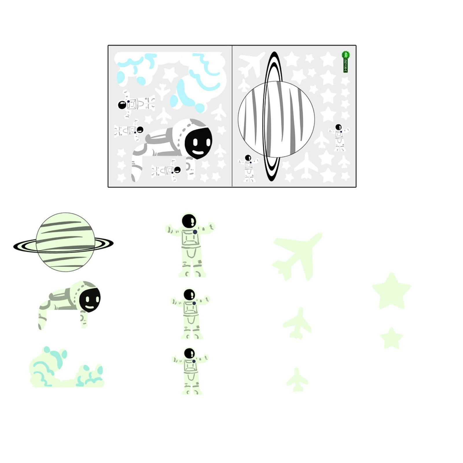 Glow In The Dark Stars For Ceiling,Glow In The Dark And Astronaut Wall
