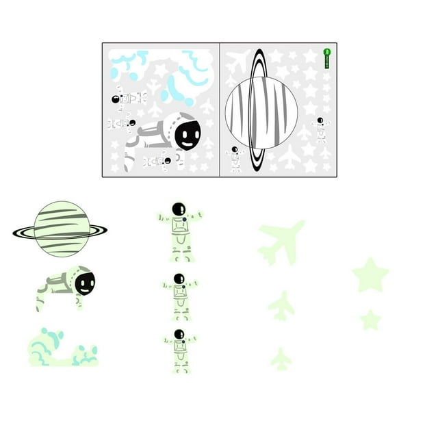 Glow In The Dark Stars For Ceiling,Glow In The Dark And Astronaut Wall