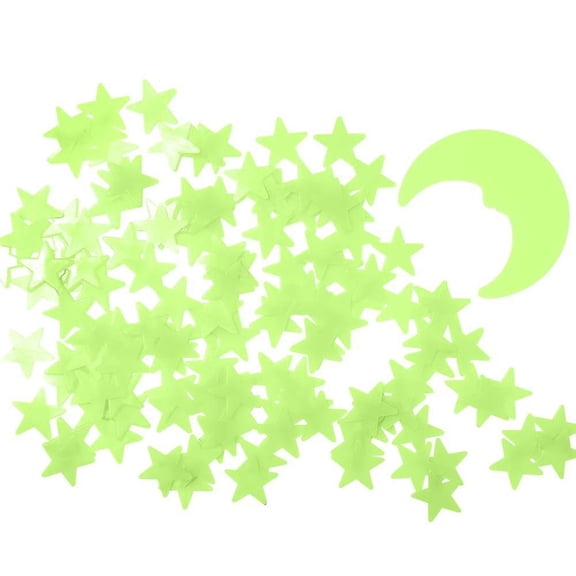 Glow In The Dark Stars, Star Stickers For Ceiling, Sticky 201 Pieces 3D Glowing Stars And Moons
