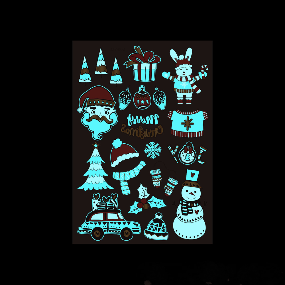 Glow In The Dark Tattoos,10Sheet Neon Tattoos Makeup Fake Tattoos Rave