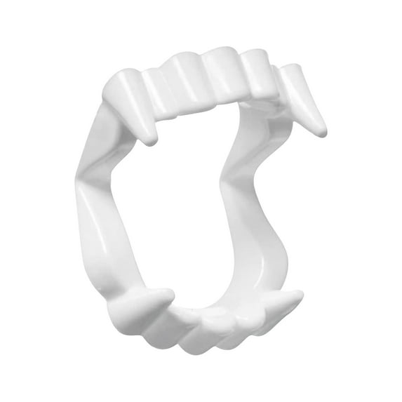 Glow-In-The-Dark Vampire Fangs Teeth Set, Party Favors Group Props For Large Events Classrooms And Haunted House Decor, Lightweight Comfortable Easy To Wear