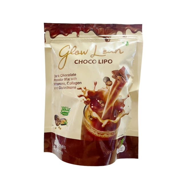 Glow Lean CHOCO LIPO Mix Powder, 7 Sachets X 21g