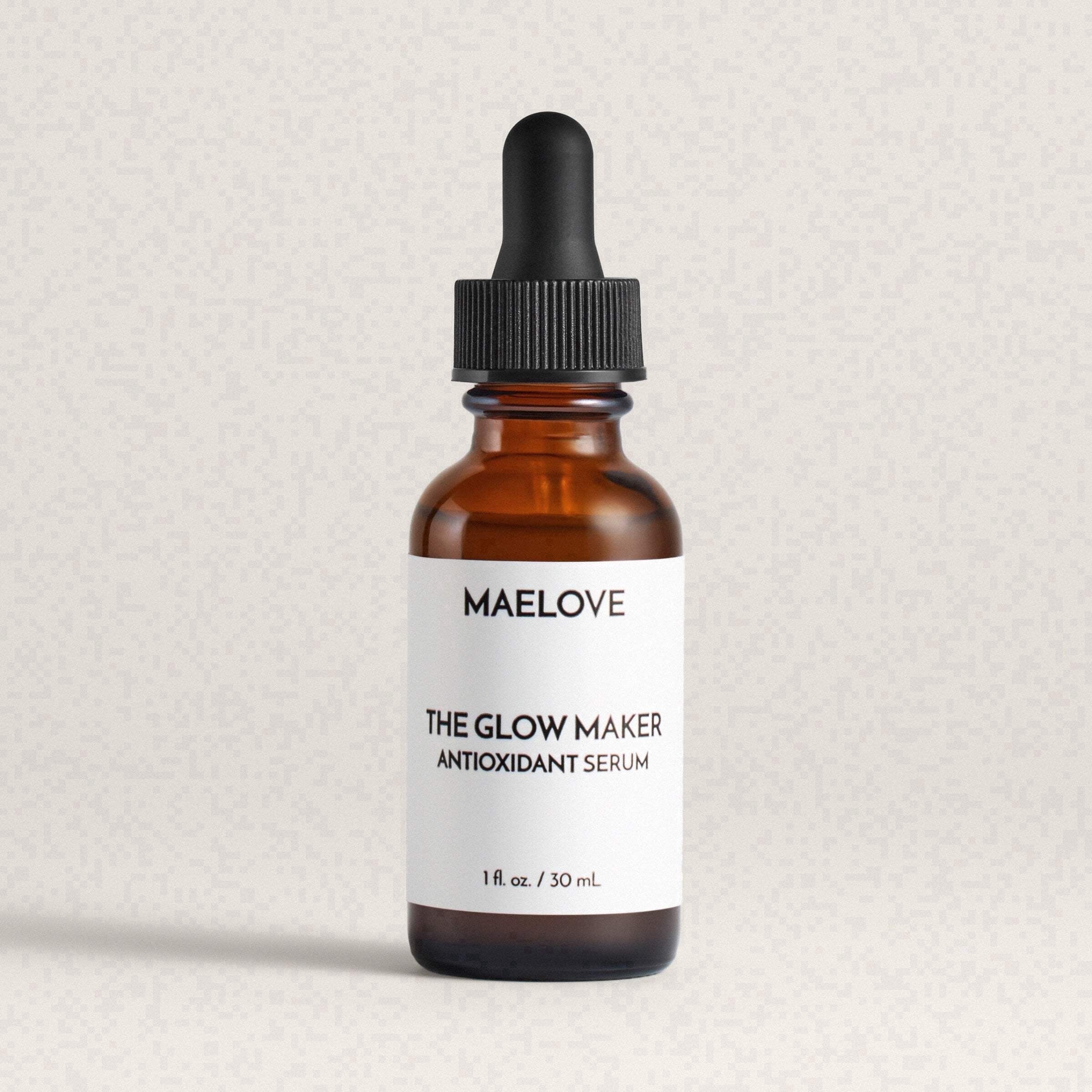 Maelove Glow Maker Vitamin C Serum with Vitamin E, Ferulic Acid & Hyaluronic Acid