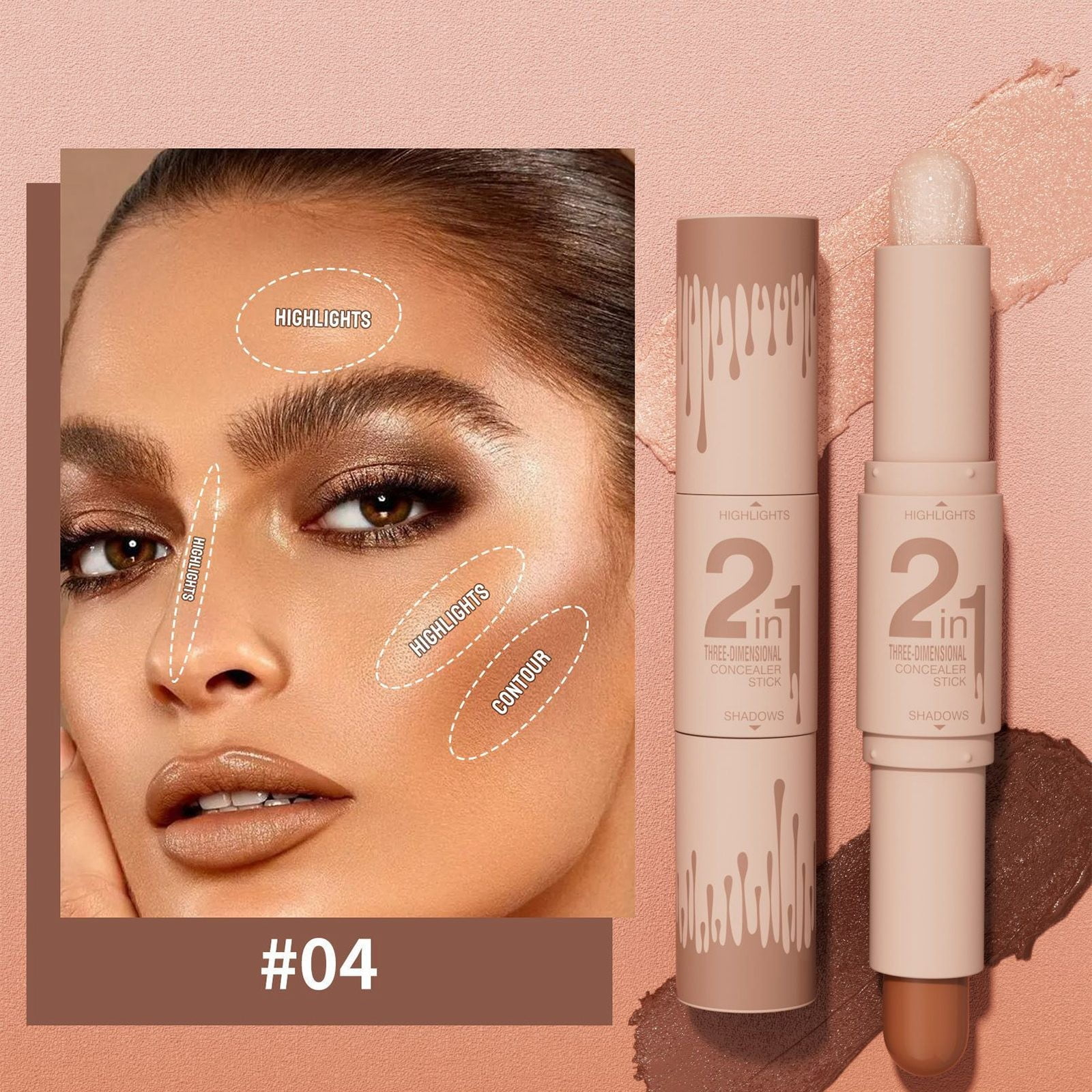 Glow Makeup Stick under Eye Highlighter Makeup Eye Highlighter Stick