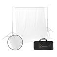 thumbnail image 1 of Glow Muslin Background - 10 x 10 ' (White), 1 of 5