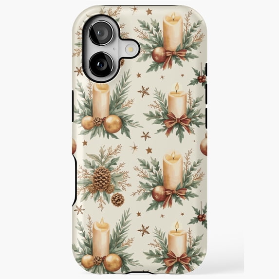 Glow Of Christmas Candles Phone Case 17 16 15 14 13 12 11 Pro Max