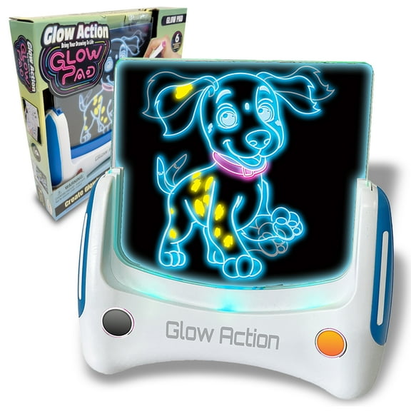 Glow Pad Light-Up Drawing Tablet  Trace, Sketch & Color  Dry Erase Art Board for Kids 5+