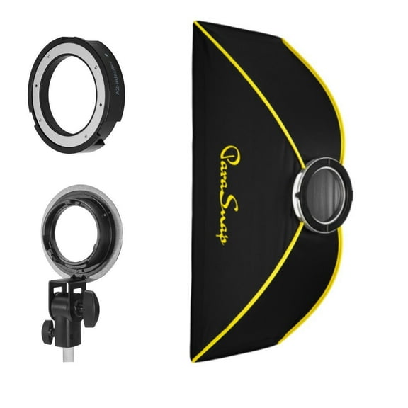 Glow ParaSnap 12x36" Strip New Generation SterlingFibre Softbox with Adapter for Profoto A2 Monolight
