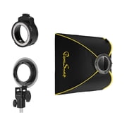 Glow ParaSnap 24x24" Square New Generation SterlingFibre Softbox with OTA-C Softbox Adapter for On-Camera Roundhead Speedlights and XPLOR100 Pros