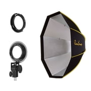 Glow ParaSnap 36" Octa New Generation SterlingFibre Softbox with OTA-G1 Flashpoint XPLOR 300 Pro, Godox ML60 Adapter