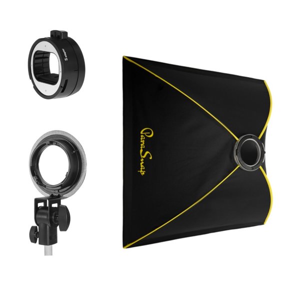 Glow ParaSnap 40x40" Square New Generation SterlingFibre Softbox with OTA-S Speedlight Mount Adapter