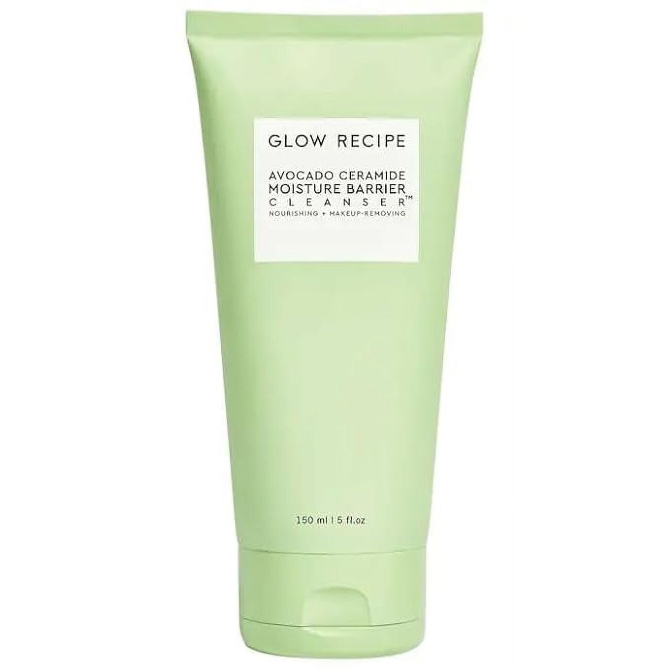 Glow Recipe Avocado Ceramide Moisture Barrier Face Cleanser - Hydrating Facial Cleanser for Dry Skin - Daily Makeup Remover & Gentle Face Wash with Avocado Oil for Skin Barrier Repair (150ml)