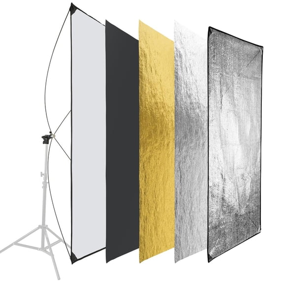 Glow Reflector Panel 35 x 70" (90 x 179cm) With Wind-Proof Fabric
