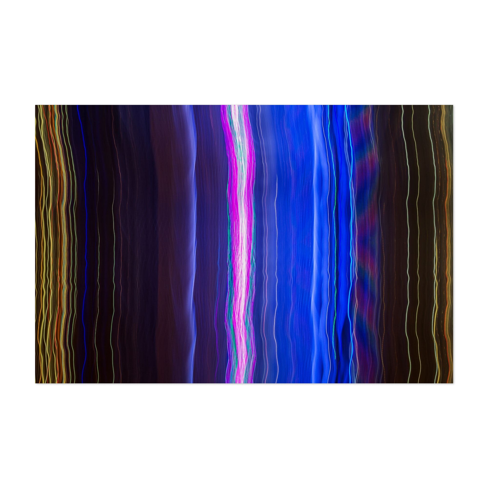 Glow - Santa Monica California Photography Abstract Neon Sign Modern ...