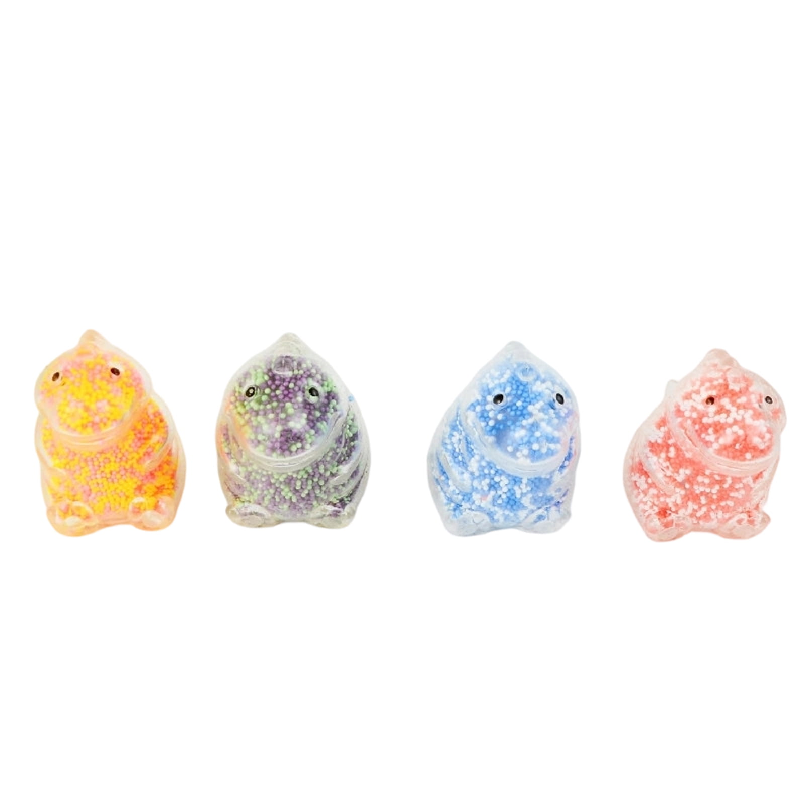 Glow Squishy Ball Glow in Dark Slow Rising Stress Relief,Fidget Squishy Sensory Soft PU Squeeze Anxiety Relief Light Up Hand Squishy for Adults Office Party and Party Favors，E