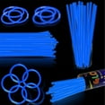 thumbnail image 1 of Glow Sticks Bulk 100ct Premium Glow in The Dark Light Up with Lanyards, for Glow Party Supplies, Party Favors, Birthday, Halloween, Graduation, Super Bright, 1 of 7