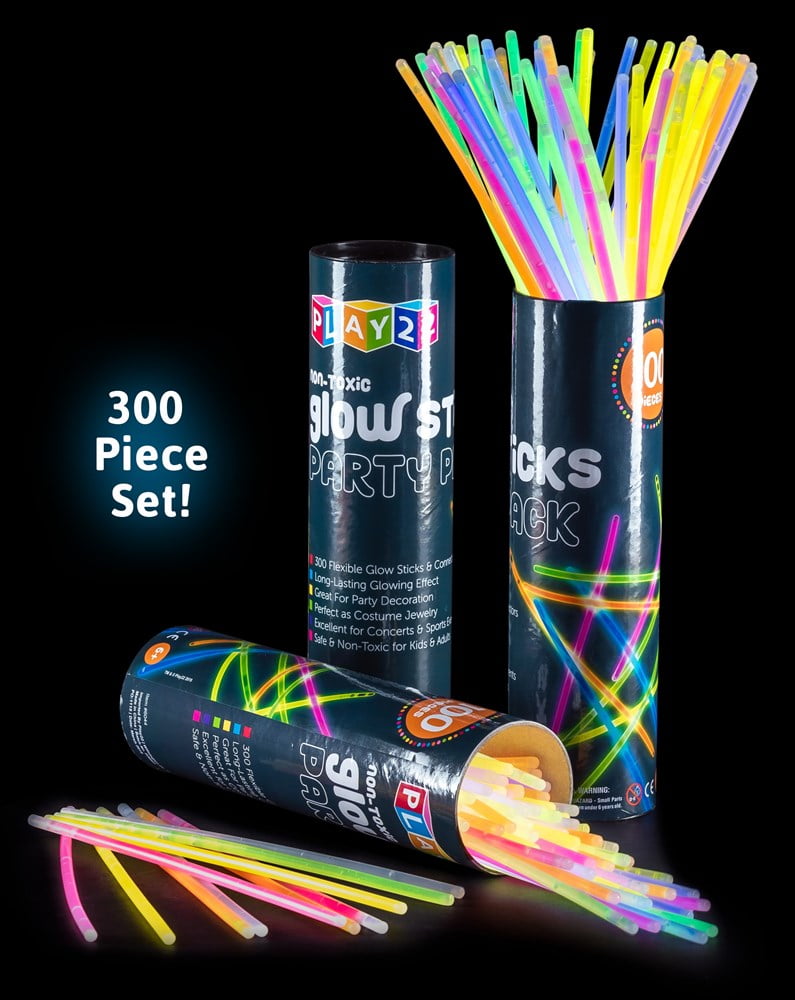 TURNMEON 500 Glow Sticks Bulk Party Favors,New Years Eve Glow in The Dark Party Supplies Glow Sticks Necklaces Bracelets with Connectors