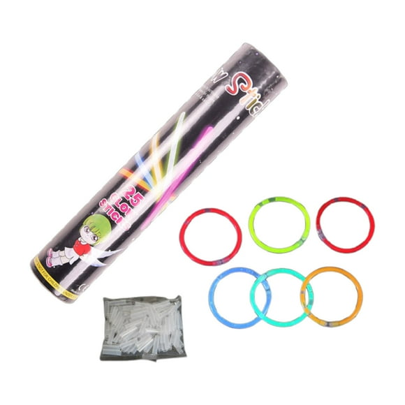 Glow Sticks Party Supplies 100Pk - 8+ Hour Glow in The Dark Light up Sticks Party Favors, Glow Decorations, Neon Party Glow Necklaces And Glow Bracelets with Connectors