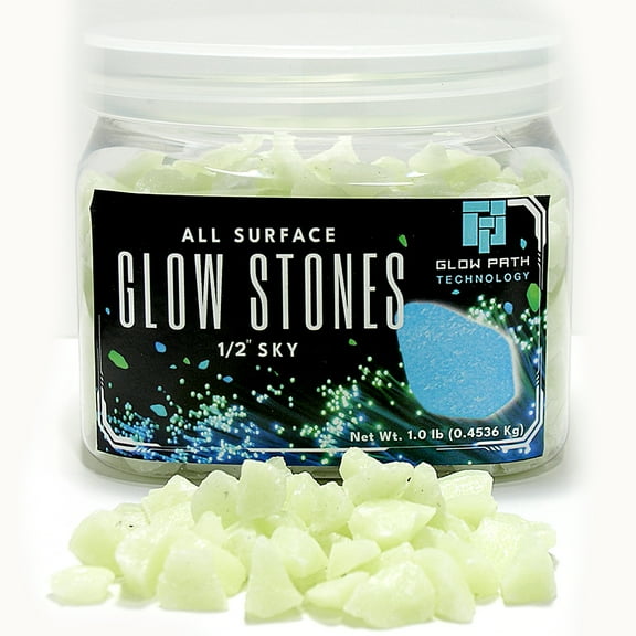 Glow Stones - Sky - 1/2" - 1 lb.