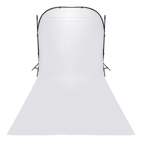 Glow Super Collapsible Background - 8 x 16' (White)