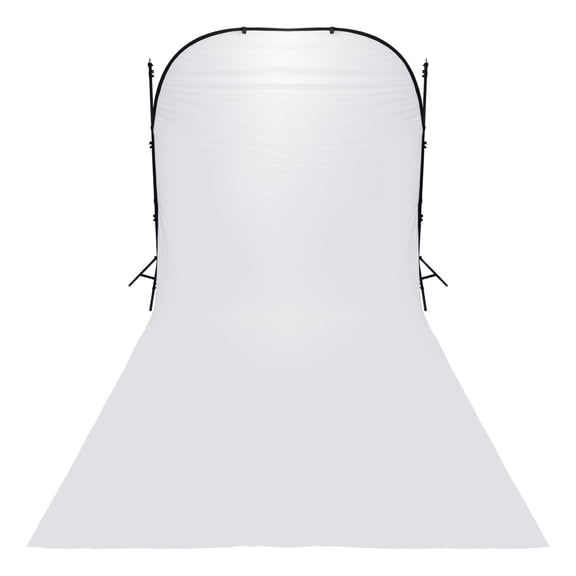Glow Super Collapsible Background - 8 x 16' (White)