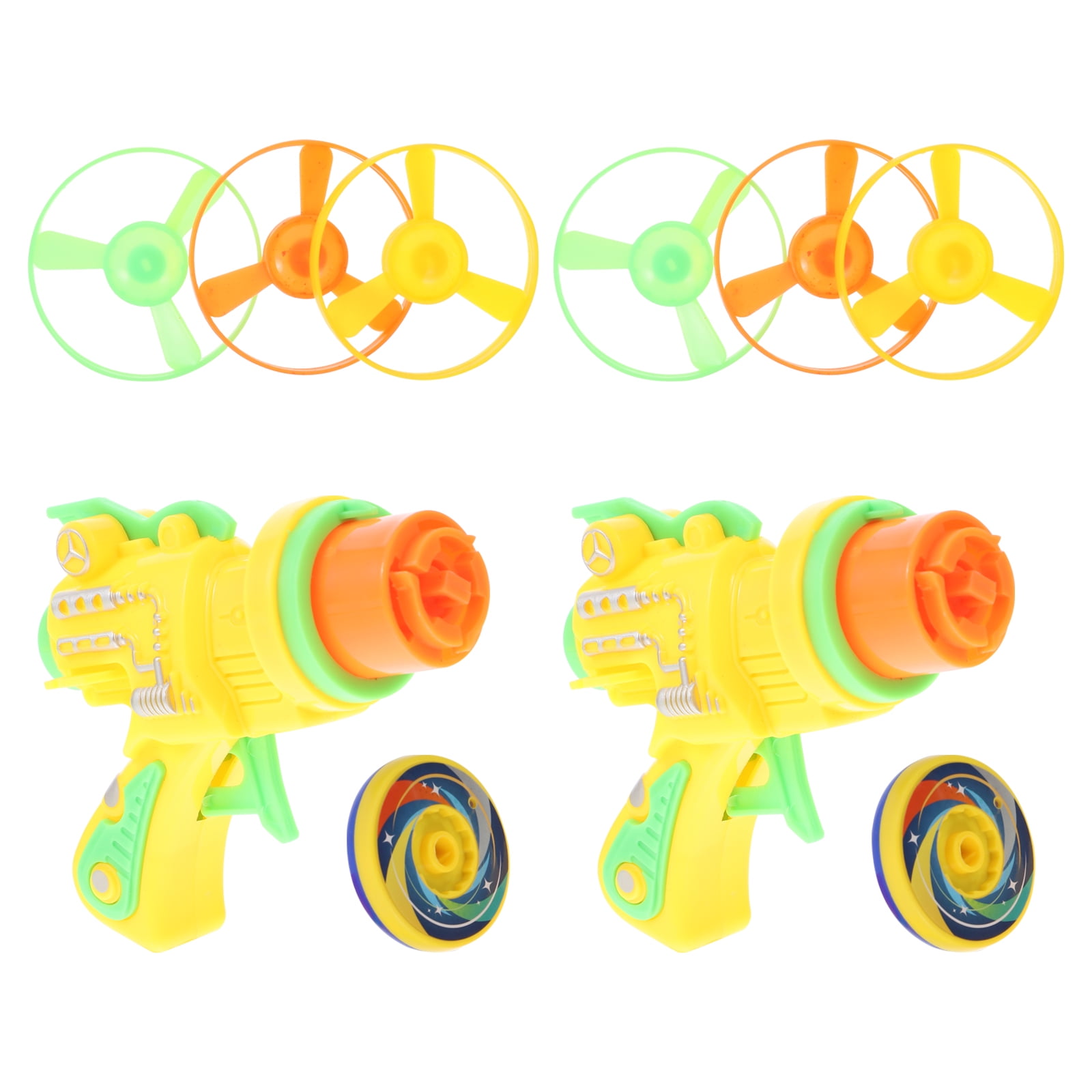 Glow Toys Outdoor Children's Flying Saucer Disc Launcher Shooters Kids