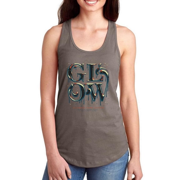 Glow Ultimate Glow Getter Racerback Tank Women -Image by Shutterstock, Female XX-Large