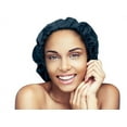 thumbnail image 1 of Glow by Daye Satin Bonnet, Adjustable/Reversible Satin Sleep Cap, Navy Classico, 1 of 4