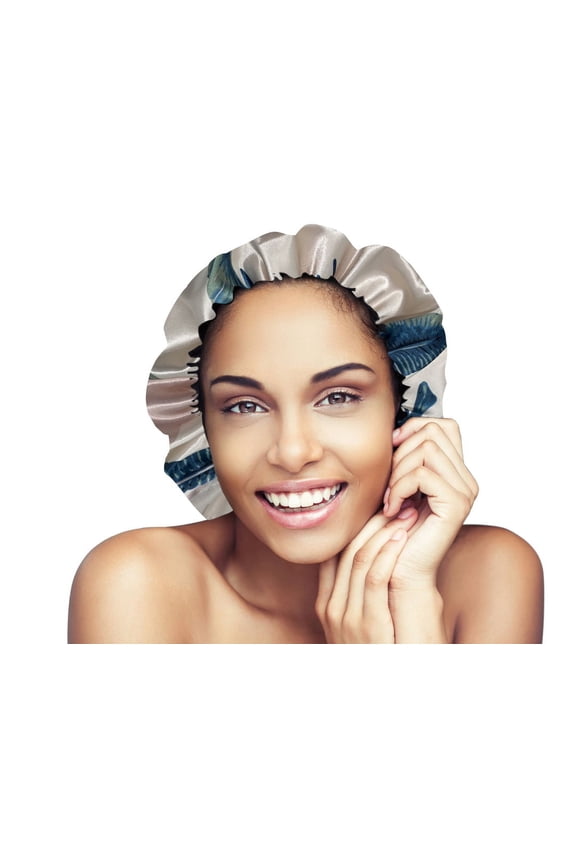 Satin Bonnet, Adjustable/Reversible Satin Sleep Cap, St. Lucia Cream