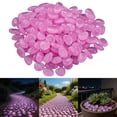 thumbnail image 1 of Glow in Dark Garden Pebbles, Luminous Decorative Stones for Walkway and Aquarium, Fluorescent Outdoor Landscaping Rocks, Natural Resin Material, 1 of 7