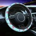 thumbnail image 1 of Glow in Dark Paint Splatter Steering Wheel Cover Universal 15 Inch Premium Non-Slip Breathable Car Steering Wheel Accessories for Women Men, 1 of 7