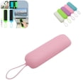 thumbnail image 1 of Glow in Dark Silicone TV Remote Cover Fits ，Luminous Universal TV Remote Case, Universal Fit for Standard TV Remotes Pink, 1 of 3