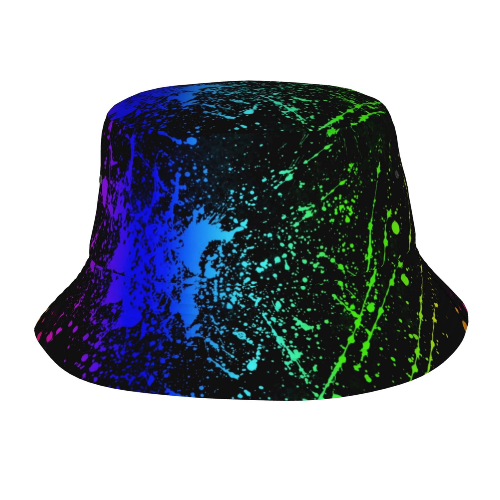 LED Bucket Hat For Women & Men – USB Rechargeable Light Up Hat With 7 Colors & 4 Modes For Raves, Festivals, Parties (Glow In Dark)