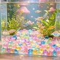 thumbnail image 1 of Glow in The Dark Aquarium Gravel 500g Fluorescent Sand for Vases Fish Tank Decor,B, 1 of 6