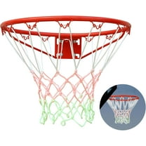 Glow in The Dark Basketball Net Light Up Basketball Nets Outdoor, All Weather Basketball Net Replacement