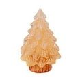 thumbnail image 1 of Glow in The Dark Christmas Tree Ornaments, Mini Colorful Resin Decorative Trees for DIY Crafts, Night Time Festive Decor(Orange), 1 of 6