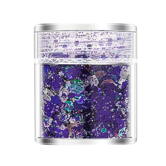 Glow in The Dark Glitter Gel, UV Black Light Glitter for Body/Face/Hair/Eyeshadow, Face Makeup for Halloween Makeup Carnival Party