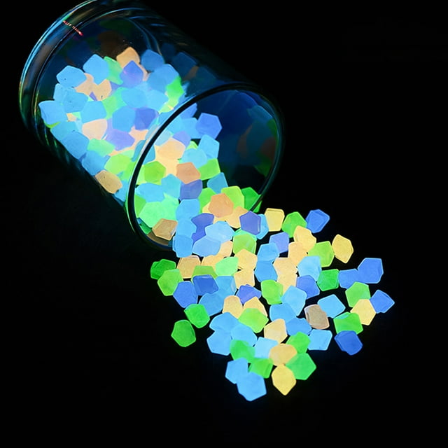 Glow in The Dark Rocks, Glowing Pebbles Fish Tank Rocks - Indoor ...