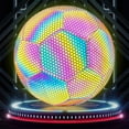 thumbnail image 1 of Glow in The Dark Size 5 Soccer Ball, High Visibility Night Football with Strong Fluorescence for Evening Training, Matches and Backyard Fun, 1 of 5