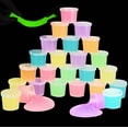 thumbnail image 1 of Glow in The Dark Slime 25 Pack, DIY Neon Colors, Gift Idea for Child`s Party Favor, Stress Relief Toy for Girls Boys, 1 of 7