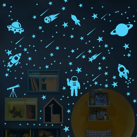 Glow in The Dark Stars for Ceiling,103 Pcs Ceiling Stars Glow in The Dark Kids Wall Decors,for Kids Bedroom