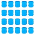 thumbnail image 1 of Blue Glow in The Dark Tire Valves Caps • Fluorescent Luminous Lids • ABS Air Covers • Fit Car Truck SUV Motorcycle Bike • 20Pc, 1 of 8